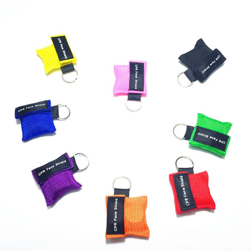 Spot export CPR first aid mask, disposable breathing PVC mask, CPR keychain mask_voghion.com