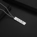 Titanium Teel Rectangle Engraved Necklace Trendy Personality Fashion Quare Tag Pendant Weater Chain YL_voghion.com