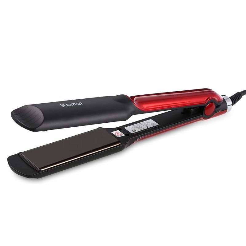 Kemei-531 PTC Heating Element Hair Straightener 160-220 Degree Flat Iron Straightening Irons 4 Levels Temperature_voghion.com