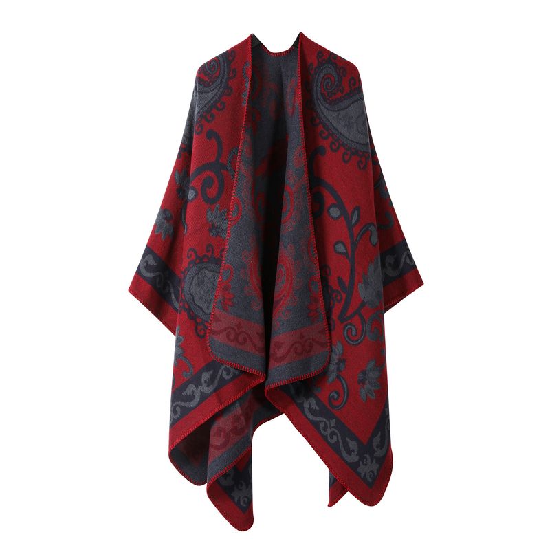 Sciarpa unisex alla moda in stile etnico, da viaggio, da ufficio, coperta per il pisolino, calda, esterna_voghion.com
