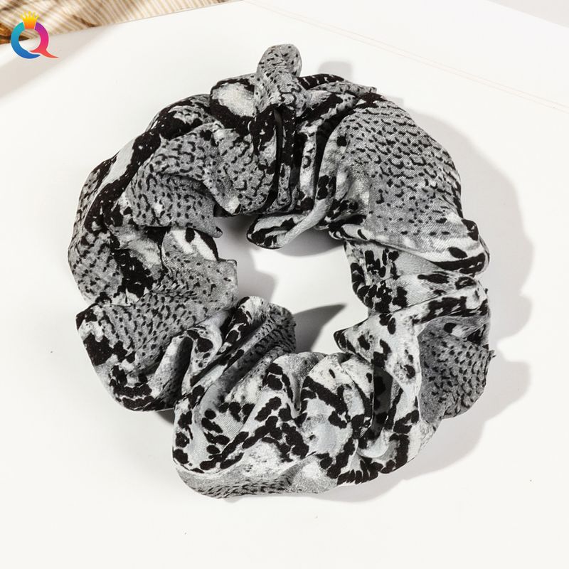 Leopard Print Large Intestine Hair Ring Simple Headband Satin Large Intestine Ring Versatile Fabric Hair Accessories Wholesale_voghion.com