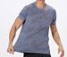 Nyári rövid ujjú edzőpóló, túrázáshoz és kerékpározáshoz, férfi kerek nyakú, karcsúsított szabású, lélegző fitnesz-, futás-, sport-, gyorsan száradó ruházat._voghion.com