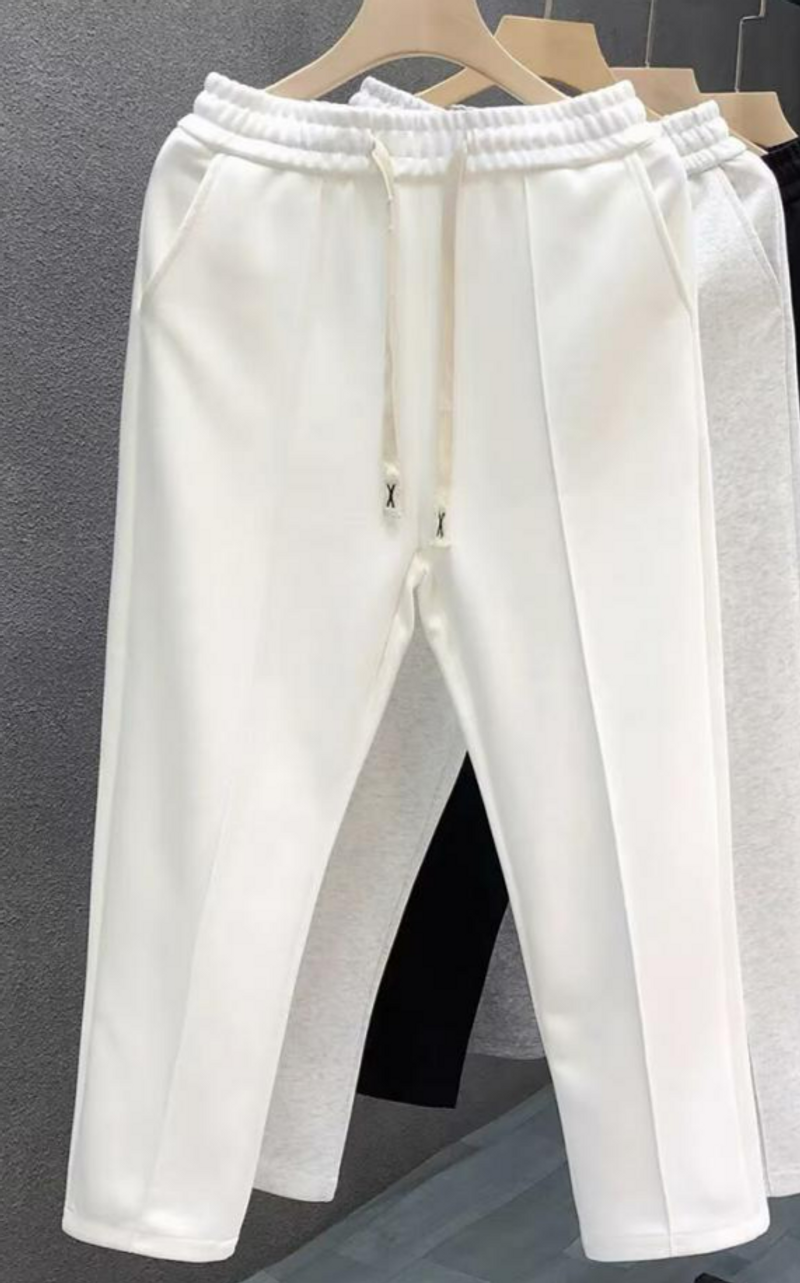 Pantaloni casual larghi nuovi da uomo, pantaloni alla moda da uomo in stile coreano, pantaloni estivi sottili e larghi, pantaloni da lavaggio_voghion.com