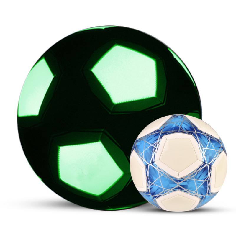 Professional Reflective & Glow In Dark Football - Size 5 (Adult) 4 (Youth) & 3 (Kids) For Training & Matches​_voghion.com