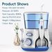 Waterpulse Electric Water Flosser Oral Irrigator, 800ML Large Capacity Dental Water Hygiene Flossing Teeth Cleaner, 10 Modes With 5 Replacement Tips_voghion.com