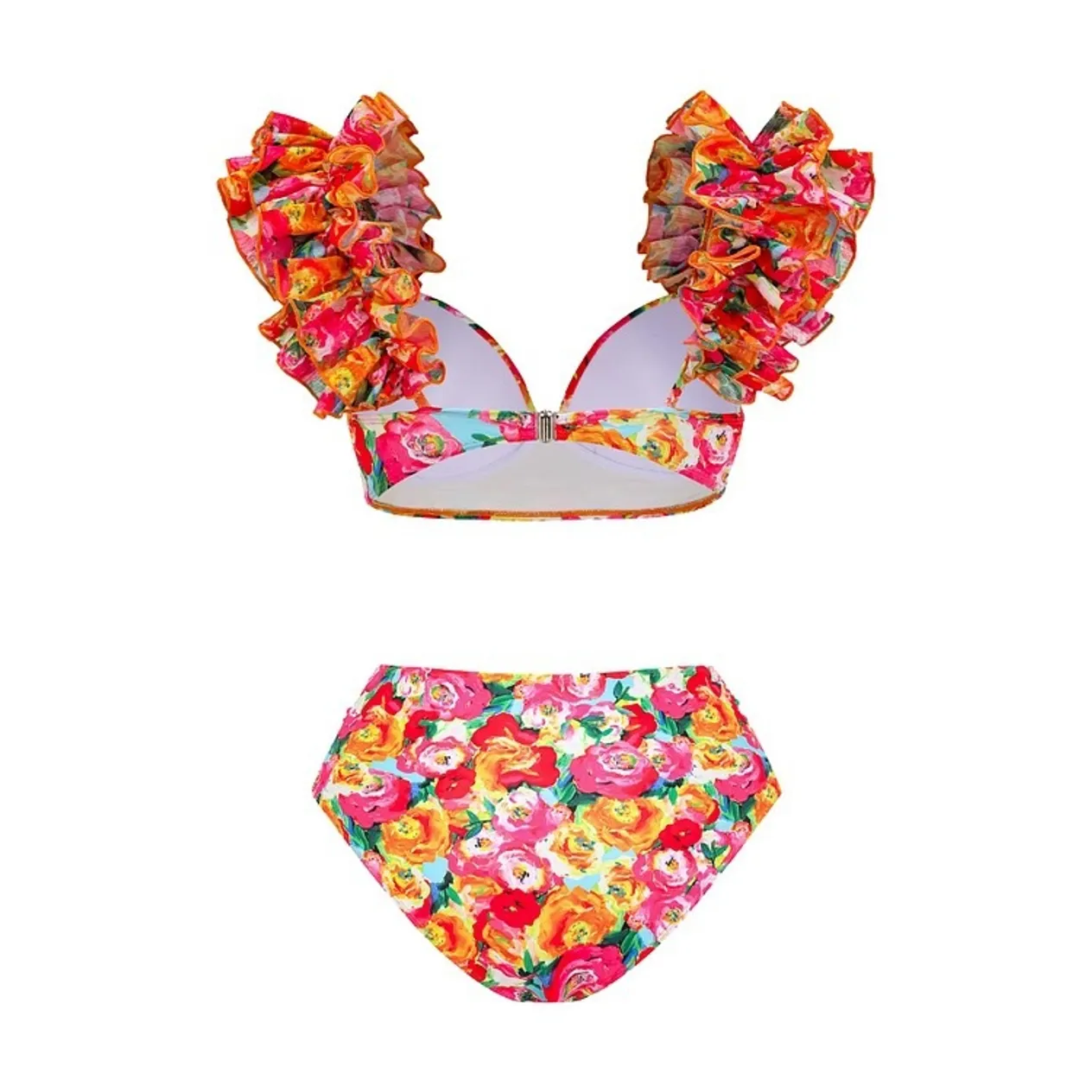 Maillot de bain sexy à taille haute pour femme_voghion.com