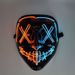 Party Masks Halloween LED Light Up Mask Glowing V For Vendetta Costume With 16 Color Changing Modes Rechargeable Scary Party Mask_voghion.com