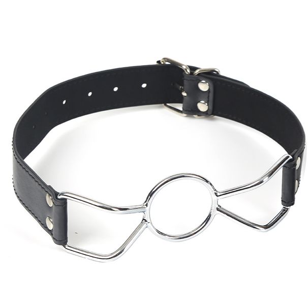 Bavaglio ad anello di ferro con apertura forzata SM Deep Throat Mouth Plug Alternative Props Giocattoli sessuali per adulti_voghion.com