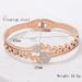 Crown Roségold Multicolor Titanstahl Armband mit lichtechtem Verschluss und offenem Diamantenbesatz_voghion.com