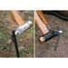 Outdoor stainless steel beech wood handle, brass parrot woodpecker hammer, camping site nail hammer_voghion.com