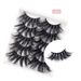 Beauty Essentials Explosions 25mm False Eyelashes 5 Pairs Of High Mink Eyelashes Multi-Layer Extended Thick_voghion.com