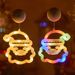 Christmas Suction Cup Lights - Festive Battery-Operated LED String Lights For Holiday Decor, Warm White & Multicolor Options_voghion.com