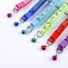 1.0 Flower Bone Pet Adjustable Size Bell Cat Multiple Colors Available Dog Collar_voghion.com