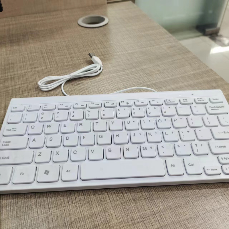 Wired 87 keyboard, ultra-thin desktop laptop, office typing, business and home wired computer, small keyboard_voghion.com