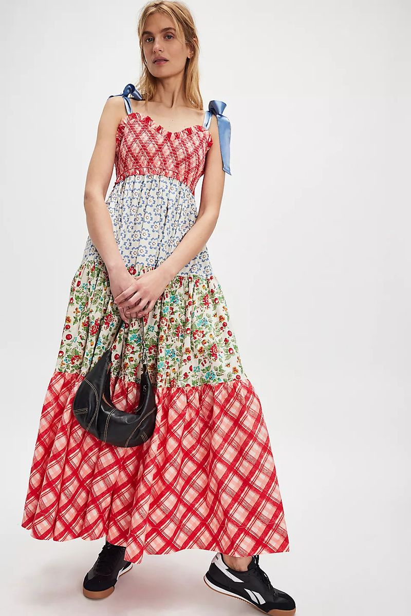 Abito da donna con spalline stampate, vestibilità attillata, stile francese, 25 anni - 68632_voghion.com
