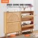Storage With Storage Shoe Doors Drawers Entryway 2 Rattan For With For Shoe Flip Organizer Standing Free Shoe Cabinet Cabinet_voghion.com