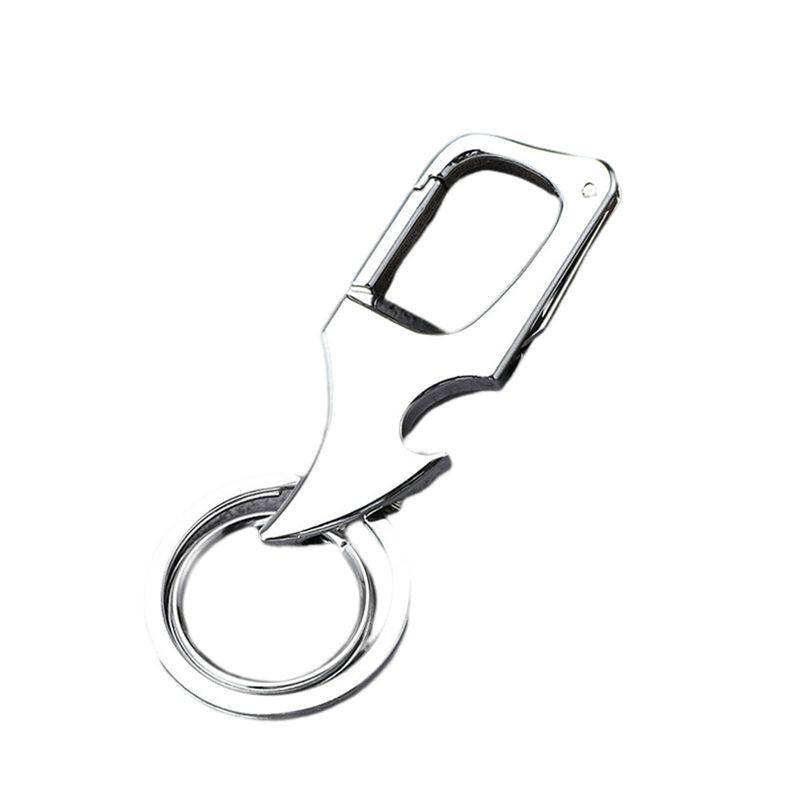 Shuosbai Key Chain Multifunctional Foldable Small Reusable with Mini Cutter Bottle Opener Gift Men Key Ring Hanging Pendant Daily Use_voghion.com