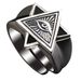 Herrenring „New God's All-Seeing Eye Personality Single Open Ring“_voghion.com