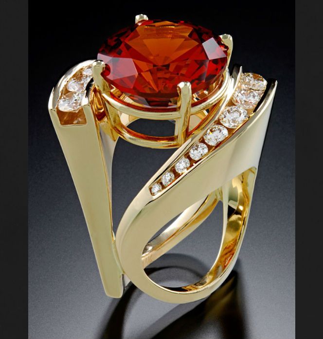 Hecheng Plating Smaragd Perle Moderner Ring für Frauen_voghion.com
