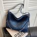 Casual Large-capacity Denim Bag 2023 New Women's Bag Popular Explosive Style all-match messenger bag one-shoulder tote bag_voghion.com