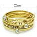 GL322 - IP Gold(Ion Plating) Brass Ring with Top Grade Crystal in Clear_voghion.com