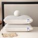 Three Dimensional Pillow Core Elastic Feather Silk Cotton Breathable Home Comfortable Bed Pillow_voghion.com