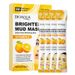 BIOAOUA Masque de boue éclaircissant à la vitamine C 8 g x 10 pièces Masque nettoyant en profondeur pour le contrôle du sébum Masque éclaircissant pour le teint_voghion.com