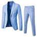 2024 Cross-border European Size Spring And Autumn Men's Casual Basic Suits Men's Business Formal Suits Solid Color Suits_voghion.com