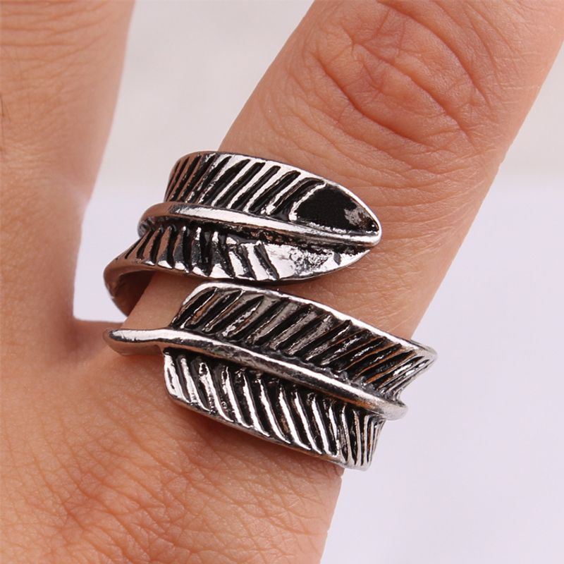 Modesch Bamblatöffnung Verstellbar Moud Personaliséiert Titanstahl Punk Männerringarmband_voghion.com