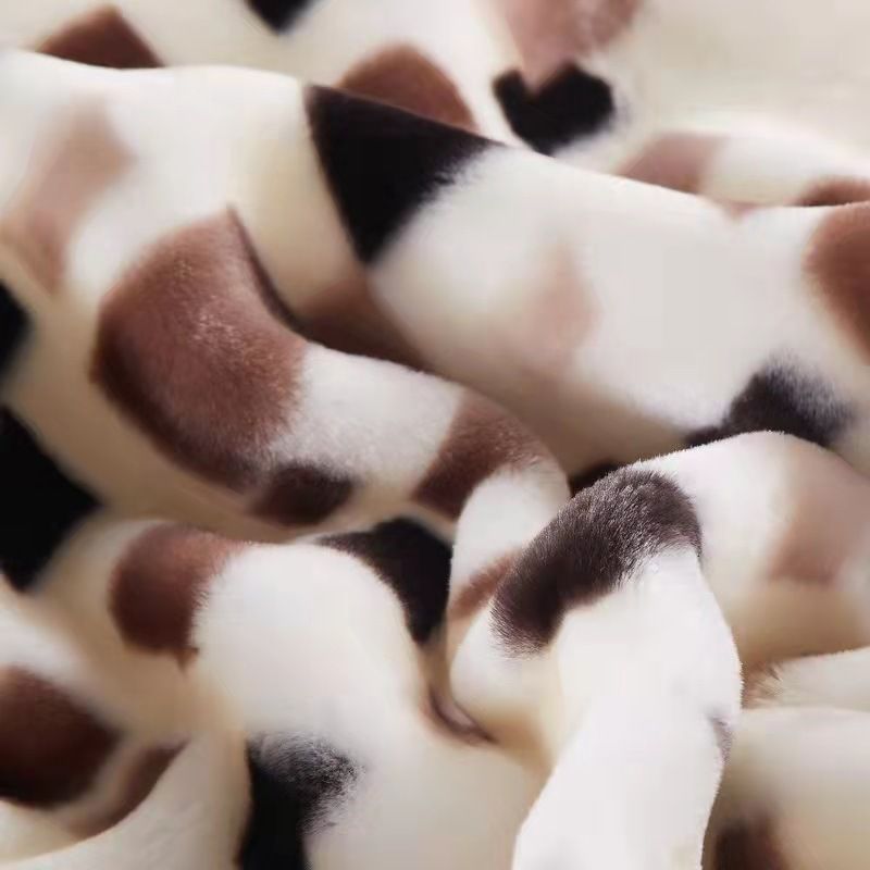 Kış Flanel Polar Battaniye Ultra Yumuşak Sıcak Çift Katmanlı Yatak Örtüsü Kanepe Ev Ofis Hediye Seti._voghion.com