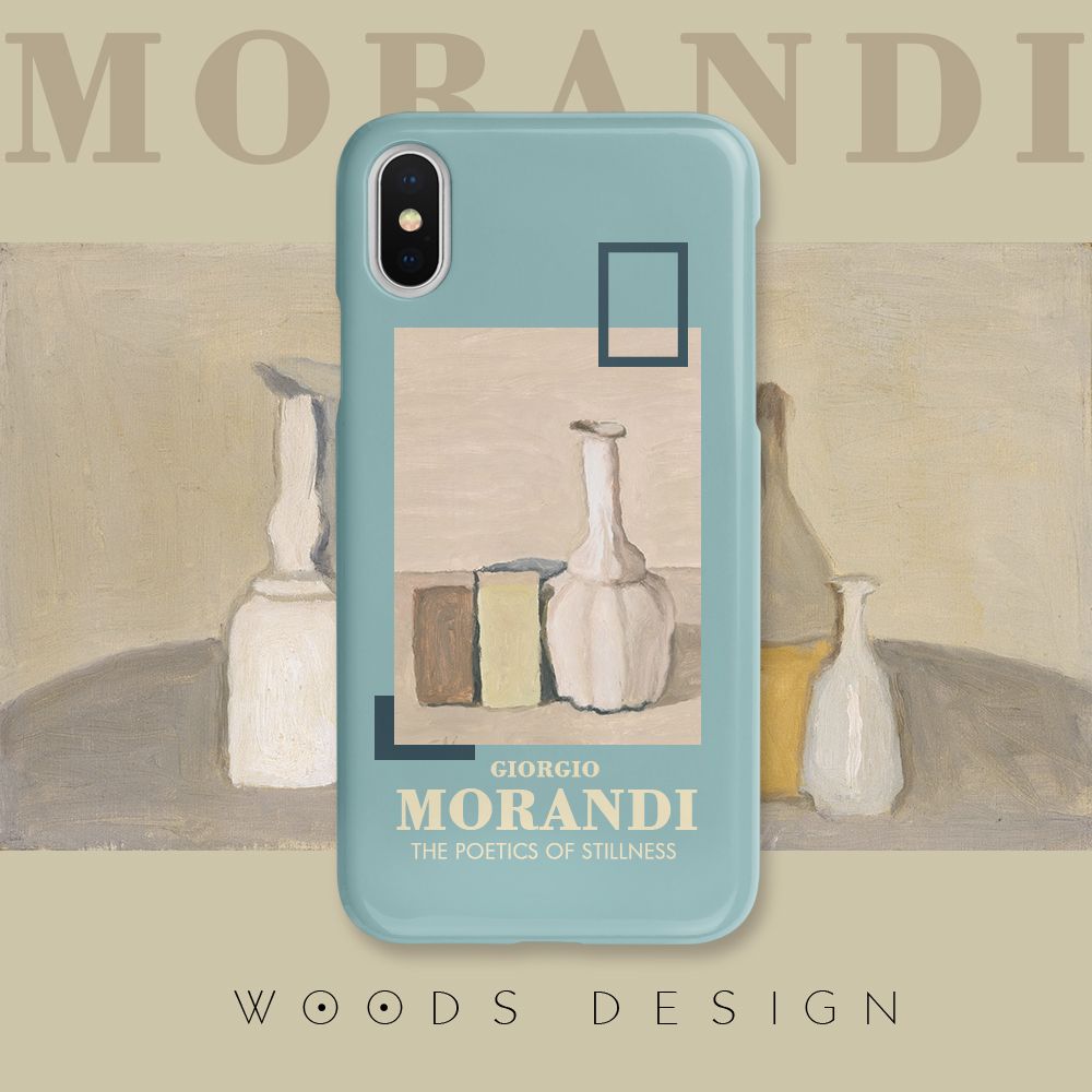 Unschlagbare Qualität Woods Morandi Ölgemälde Handyhülle für iPhone_voghion.com