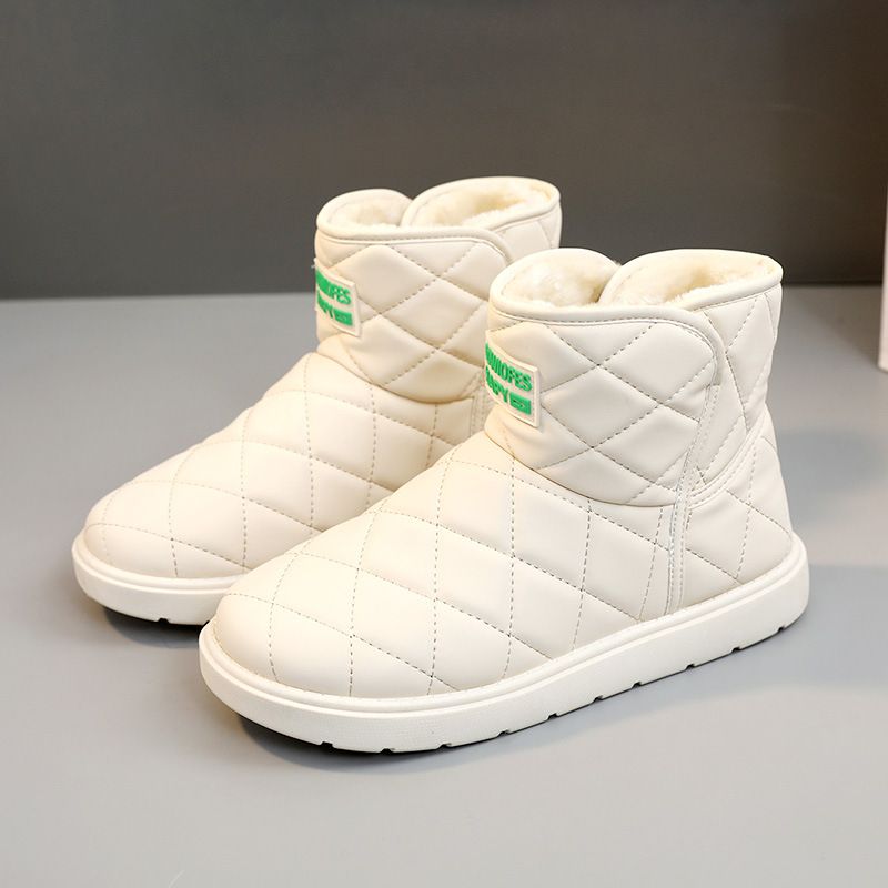 Rm883 Nuovi stivali da neve alti in stile coreano invernali con fodera in peluche per studentesse, casual, caldi e con aumento di altezza_voghion.com