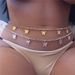 Artificial Rhinestone Body Jewelry Women's Cute Butterfly Belly Bikini Waist Chain_voghion.com