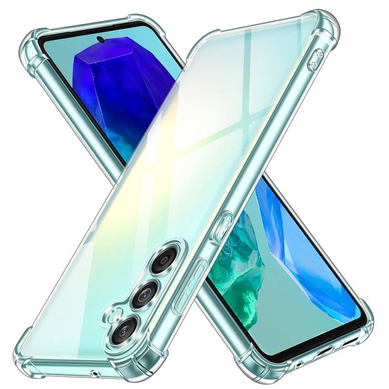 Four-Corners Shockproof TPU Case for Samsung Galaxy M15 M35 M55 M14 M34 M54 M33 M53 5G Protective Cover Clear Capa Fundas Coque_voghion.com
