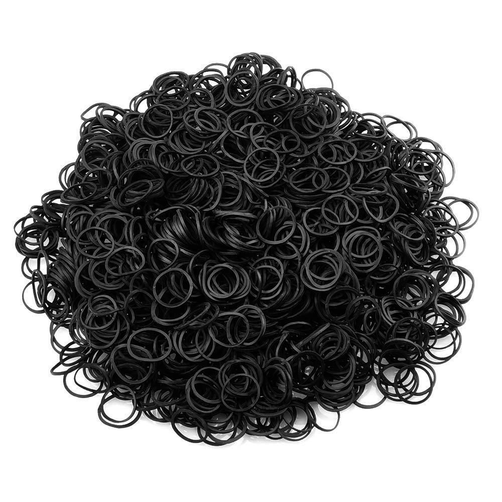 Piccolo anello per capelli in gomma PU importato, treccia per capelli per bambini, elastico ad alta elasticità, resistente, anti-invecchiamento, custodia in pelle_voghion.com