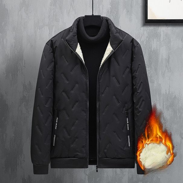 Herrenjacke Winter Gepolsterte Jacke Übergröße Mantel Werkzeug Daunen Gepolsterte Jacke Herren_voghion.com