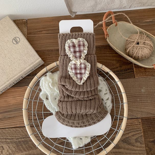 Scaldamuscoli Bootshang Calzini in cotone per donna Maillard Love Pile Socks Love Calzini a tubo medio in lana lavorati a maglia caldi autunno e inverno Miu Series_voghion.com