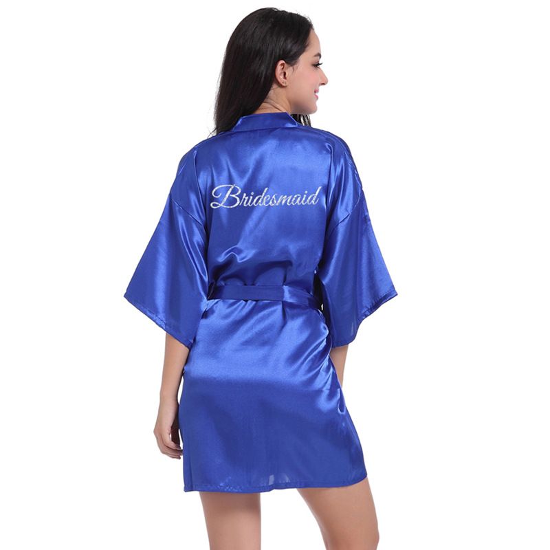 Roupas femininas Prata Brilhante Brilhante Madrinhas Vestido de Madrinhas Casamento Irmãs Namoradas Grupo Festa Cardigan Camisola_voghion.com