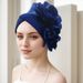Foulard musulmano Strato d'aria lato grande cappello a forma di fiore Cappello indiano Cappello musulmano testa a chignon_voghion.com