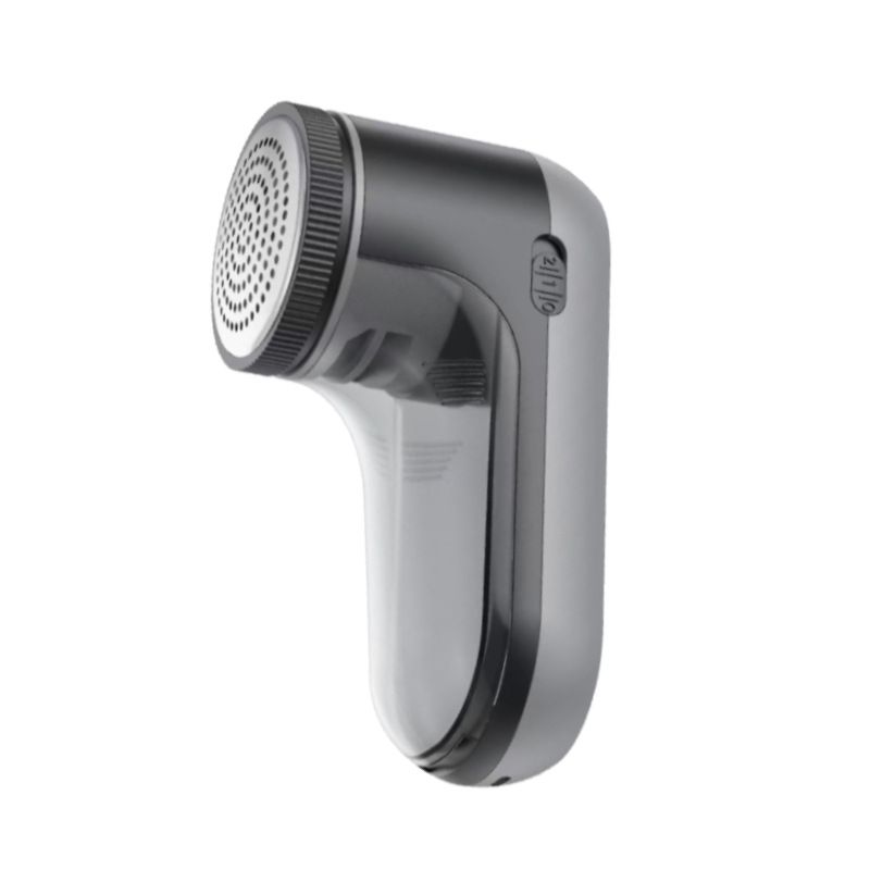 Professional Electric Fabric Shaver – USB Rechargeable Lint Remover With ABS Housing For Sweaters & Home Textiles (Black/White)_voghion.com