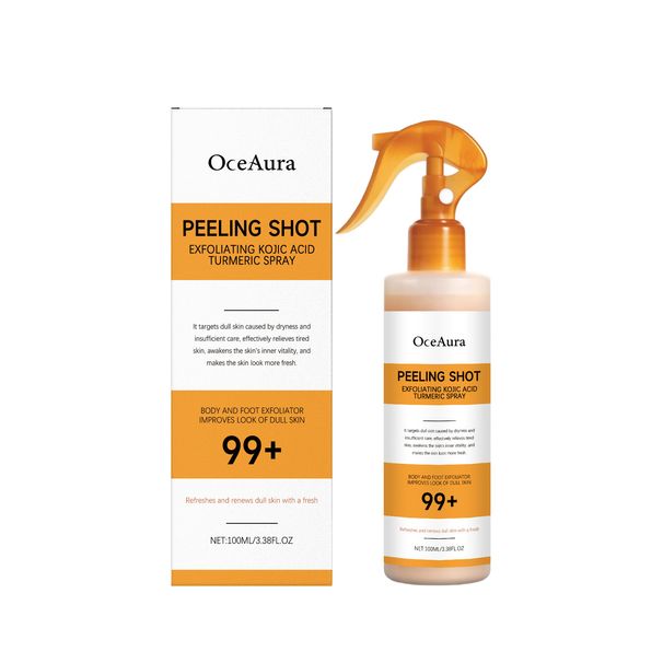 OceAura Kojic Acid Kurkuma Nagelriem Zachte Reinigende Huid Hydraterende Bodyspray_voghion.com