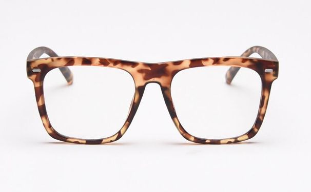 New Arrivals Myopia Husband Vision Correction -1 -2 -3 -6 Anti Blue Rays Computer Glasses Retro Oversized Black Square Eyeglasses Men_voghion.com