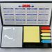 Haftnotizen-Set – Premium-Notizblock aus PVC-Leder mit 100 Blättern pro Farbe, Büro- und Geschäftsgeschenk (23 x 10,5 x 2 cm)_voghion.com