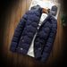Men's Winter Casual Jacket Slim Fit Polyester Coat Warm Fleece Lined Zip Up Outerwear For Youth (Grey, Black, Burgundy, Navy)_voghion.com