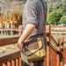 Casual retro men's crossbody bag, men's single shoulder backpack, wax printed waterproof canvas bag_voghion.com