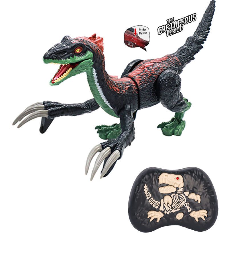 2,4G Große Fernbedienung Spray Dinosaurier Spielzeug Fünf-Wege-Walking Fusarium Tiermodell_voghion.com