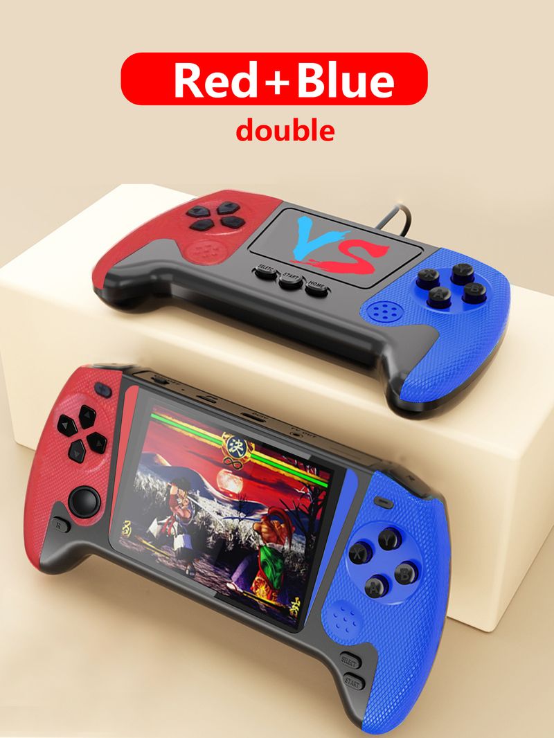 Consola portátil Q21 con 500 juegos, pantalla LCD de 3,5 pulgadas, batería de 1200 mAh integrada, ideal para 2 jugadores, niños y adultos._voghion.com