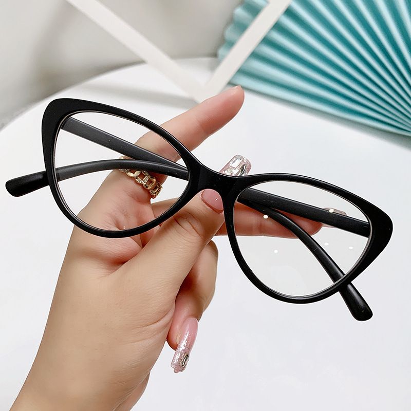 New Cat Eye Non-Prescription Personality Fashion Glasses Frame Can Be Paired With Prescription Lenses Trendy_voghion.com