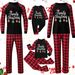 Conjunto de pijama natalino aconchegante para a família - Roupas de dormir combinando para pais e filhos - Roupa de casa macia em poliéster (Várias cores e tamanhos)_voghion.com