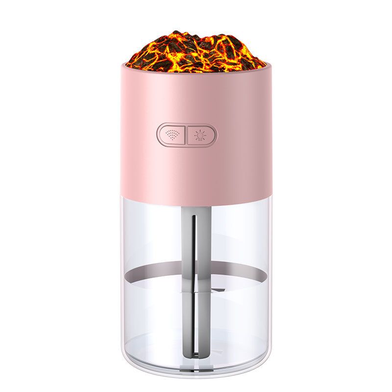 Mini-Luftbefeuchter mit Aromadiffusor und Stimmungslicht – Kompakter Ultraschall für Zuhause/Büro (Weiß/Pink) – Stromversorgung über USB, 2-8-Stunden-Timer, ABS-Kunststoffgehäuse​_voghion.com